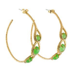 NWOT ALEXIS BITTAR Elements Maldivian Hoop Earrings